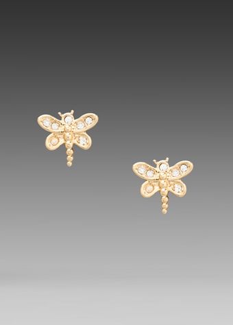 Juicy Couture Dragonfly Stud Earrings  - Lyst