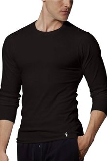 Polo Ralph Lauren Longsleeved Stretch Cotton Crewneck Shirt - Lyst