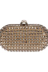 Versace Strass Laminated Box Clutch