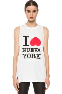 3.1 Phillip Lim Nueva Muscle Tank in Antique White - Lyst