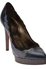 Lanvin Scalloped Pump