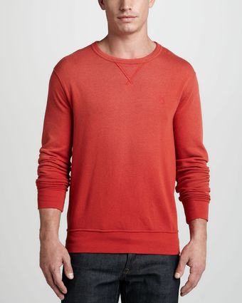 Polo Ralph Lauren Terry Crewneck Sweatshirt - Lyst