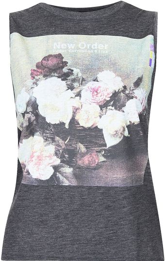 Topshop New Order Tank By and Finally - Lyst