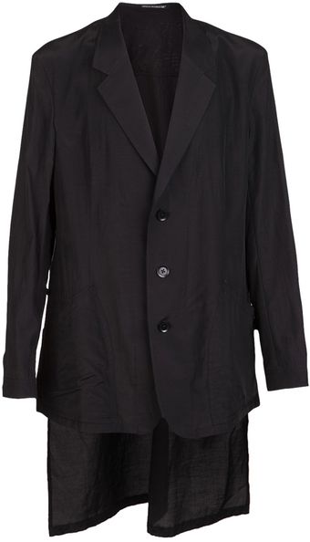 Yohji Yamamoto Back Train Jacket - Lyst