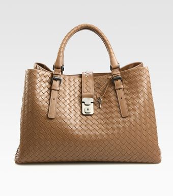 Bottega Veneta Woven Leather Tote - Lyst