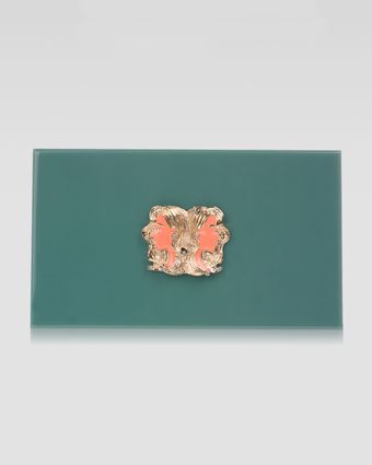 Charlotte Olympia Pandora Gemini Zodiac Clutch Aqu - Lyst