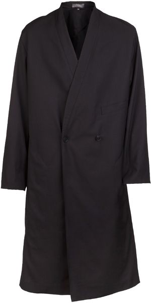 Christophe Lemaire Double Breasted Coat - Lyst