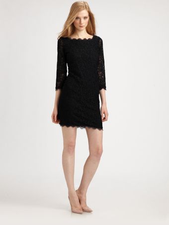 Diane Von Furstenberg Zarita Lace Dress - Lyst