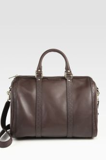 Gucci Vintage Web Medium Boston Bag - Lyst