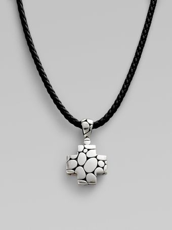 John Hardy Kali Cross Necklace - Lyst