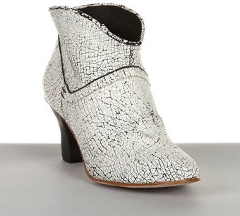 Maje Olivette Leather Bootie - Lyst