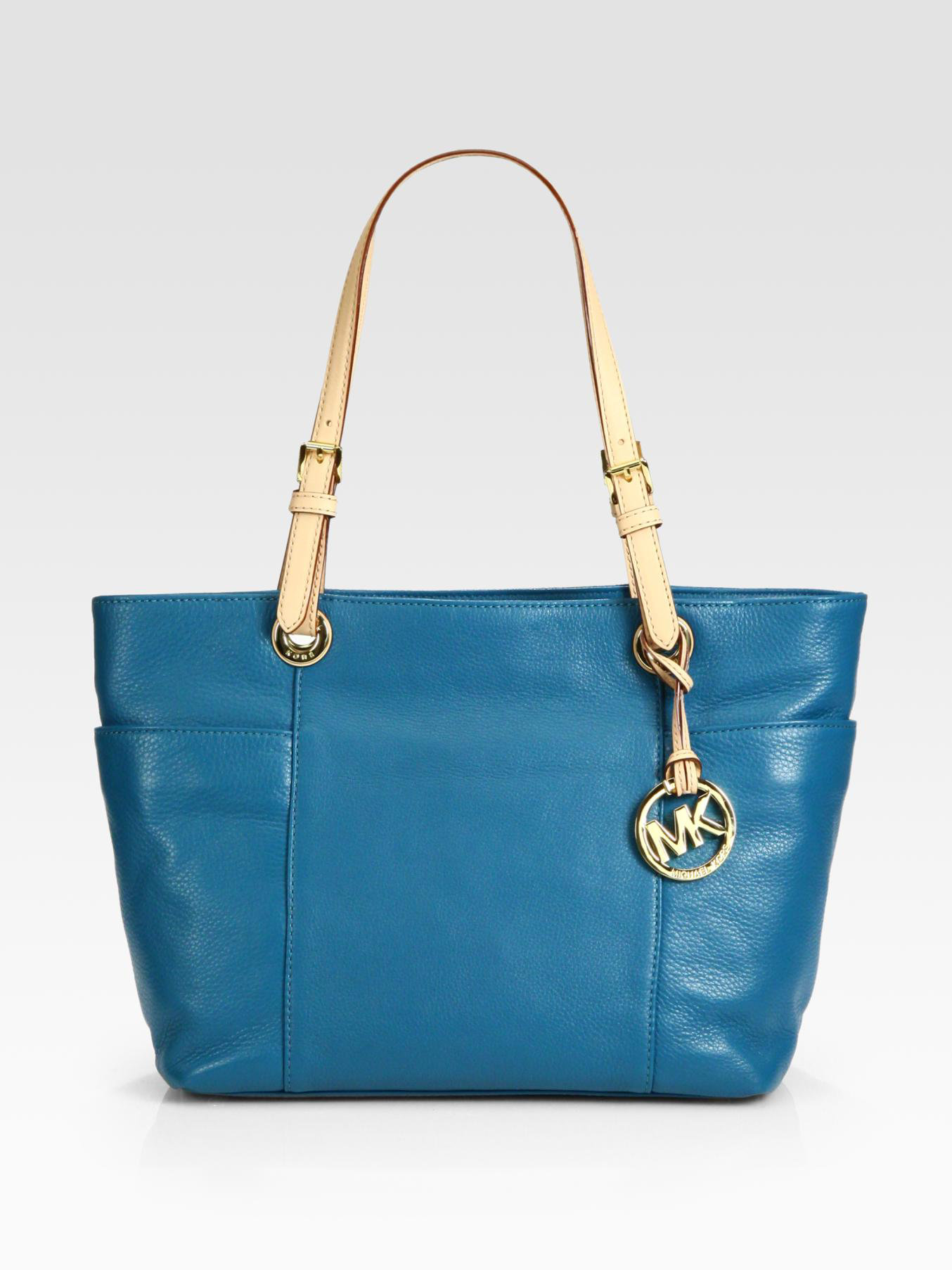 michael kors top zip tote bag