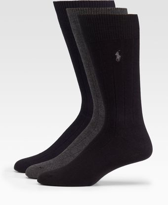 Polo Ralph Lauren Ribbed Socks3pack - Lyst