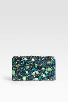 Prada Raso Stones Box Clutch - Lyst