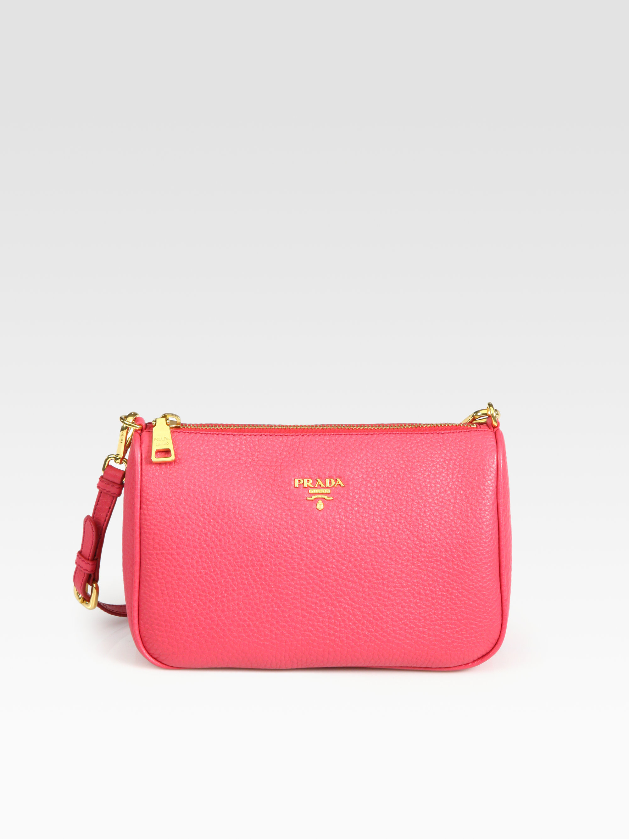 Prada Daino Mini Hobo Bag in Pink (peoniapink) Lyst