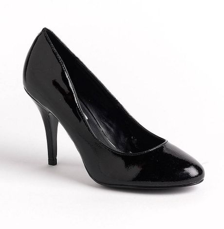 Steve Madden Contrvsy Patent Pumps in Black | Lyst