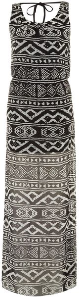Therapy Aztec Print Woven Maxi Dress - Lyst