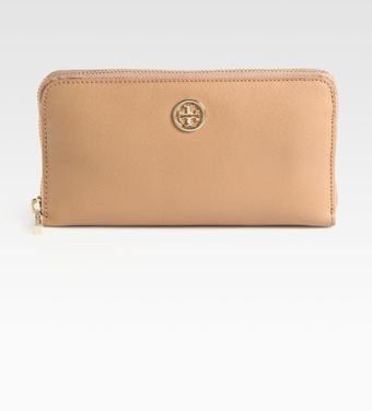 Tory Burch Robinson Zip Wallet - Lyst
