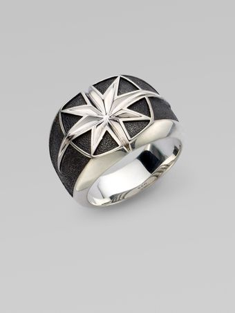 David Yurman Sterling Silver Ring - Lyst