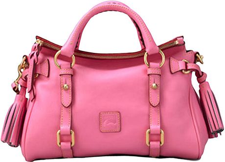 dooney bourke pink satchel leather florentine bag mini