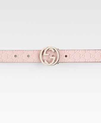 Gucci Girls Patent Leather Belt - Lyst