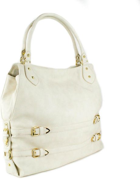 Jessica Simpson Wilshire Antique White Tote in Beige (white
