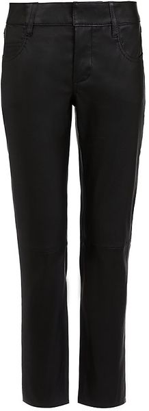 Pierre Balmain Leather Trousers - Lyst