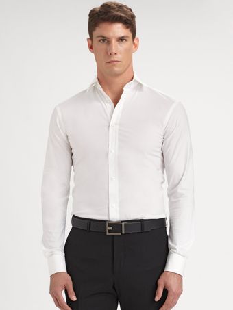Ralph Lauren Black Label Poplin Bond Sport Shirt - Lyst