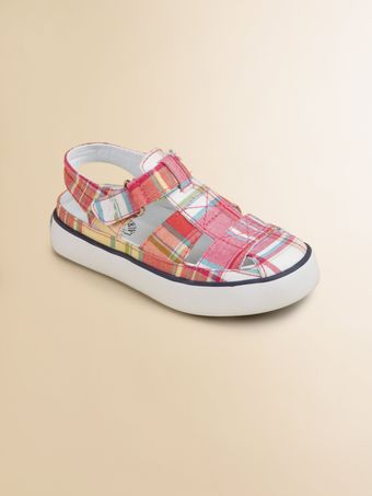 Ralph Lauren Infants Toddler Girls Sander Fisherman Plaid Sandals - Lyst