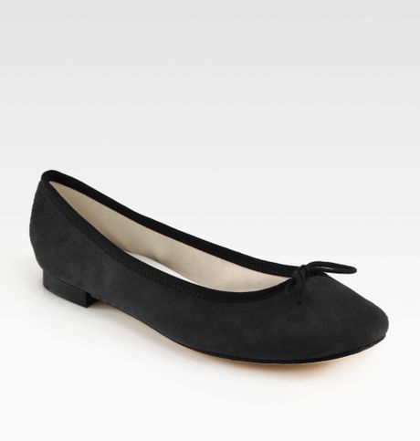 repetto suede ballet flats