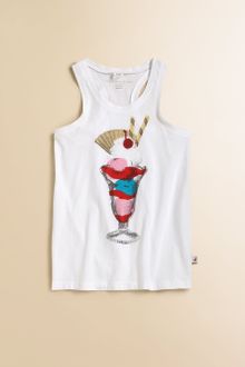 Stella Mccartney Kids Girls Valentine Ice Cream Tank Top - Lyst