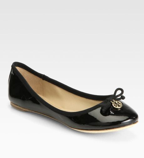 tory burch patent leather flat