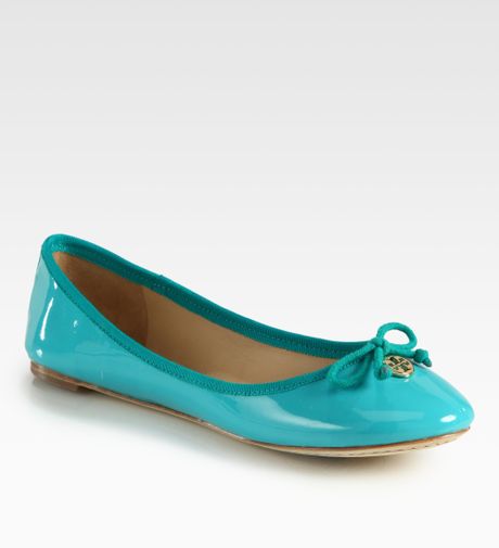 turquoise shoes flats burch chelsea patent leather ballet flats in blue turquoise shoes flats burch chelsea patent leather ballet flats in blue