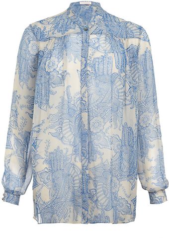 Matthew Williamson Printed Nehru Shirt - Lyst