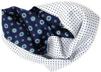 Roda Polka Dot Silk Scarf - Lyst