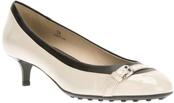 Tod's Kitted Heel Pump - Lyst
