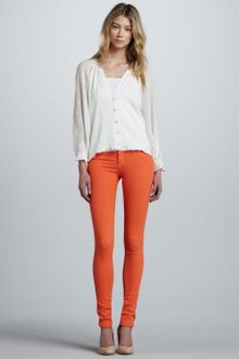 Alice + Olivia Five Pocket Skinny Jeans - Lyst