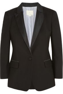 Band Of Outsiders Wool piqué Tuxedo Jacket - Lyst