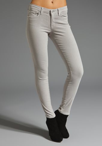 J Brand Midrise Skinny Cord in Cloud - Lyst