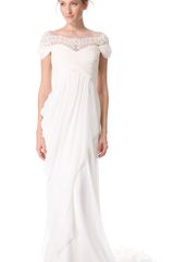 Marchesa Grecian Illusion Gown
