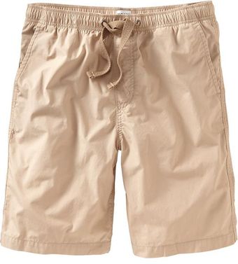 Old Navy Poplin Drawstring Shorts  - Lyst