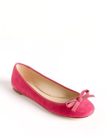 Vera Wang Laetitia Suede Ballet Flats - Lyst