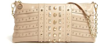 DKNY Nude Gansevoort Studded Chain Handle Clutch Bag - Lyst