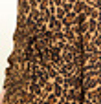 Gucci Jaguar Print Silk Shirt Dress - Lyst