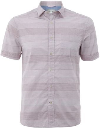 Howick Short Sleeved Striped Shirt - Lyst