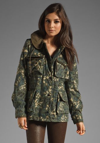 Marc By Marc Jacobs Resort Forks Parka in Forest Night Multi - Lyst