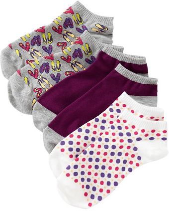Old Navy Printed Liner Sock 3 Packs - Lyst