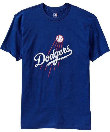 Old Navy Mlb174 Team Logo Tees in Blue for Men (l.a. dodgers)