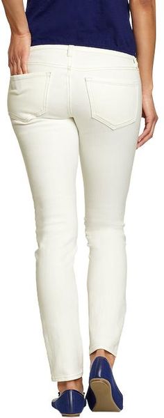 Old Navy The Rockstar Super Skinny Jeans in White (marshmallow white)
