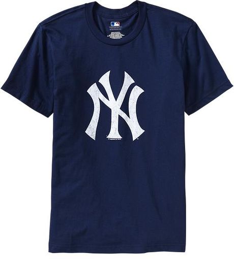 Old Navy Mlb174 Team Logo Tees in Blue for Men (n.y. yankees)